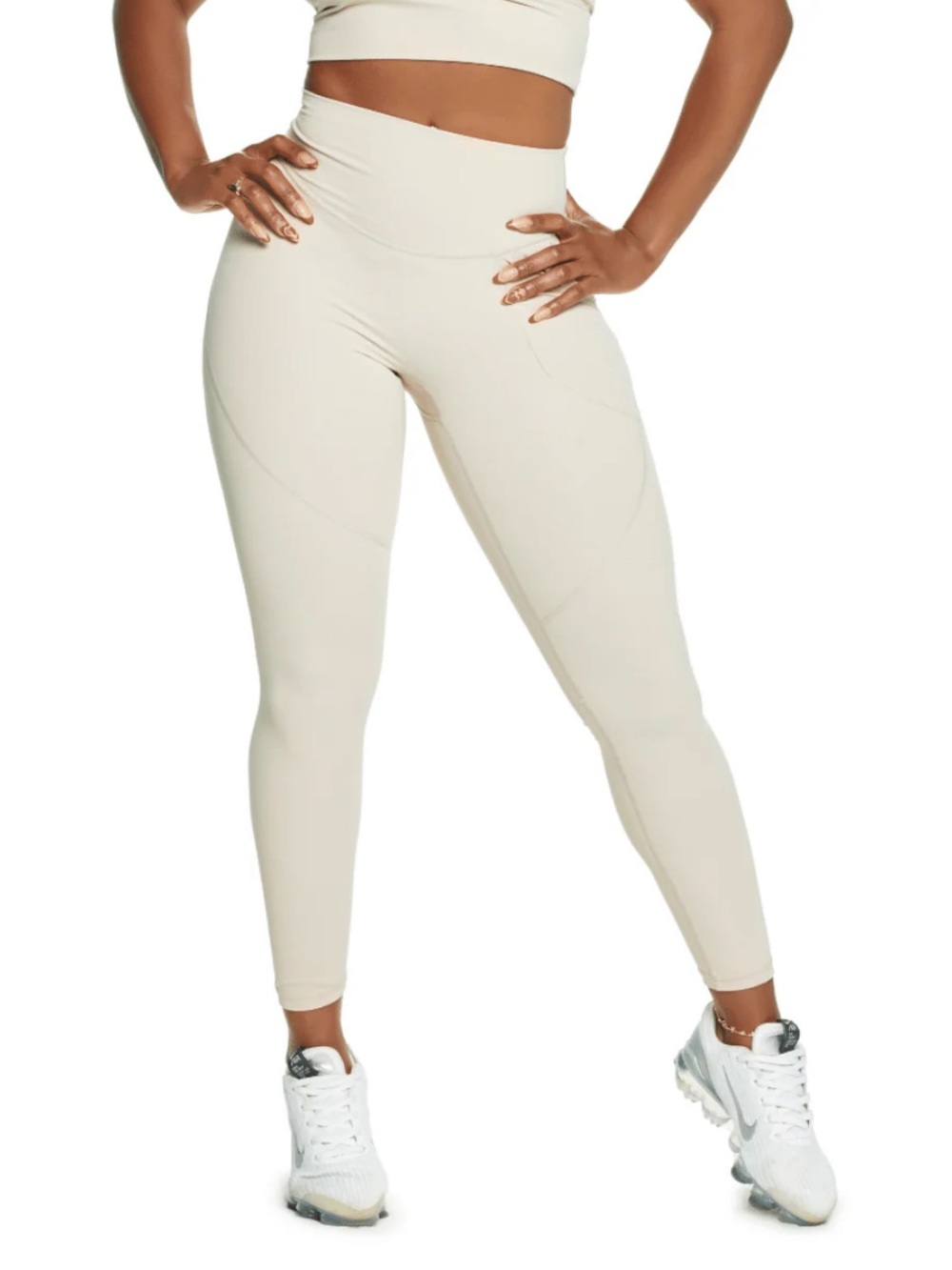 NWT BUNDLE Lot of 2 Ilus Label Leggings | Size XXL | Tan / Nude